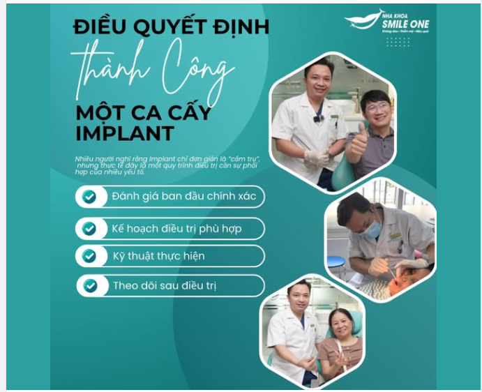 Một ca Implant thành công không đến từ 1 bước – mà là cả một hệ thống