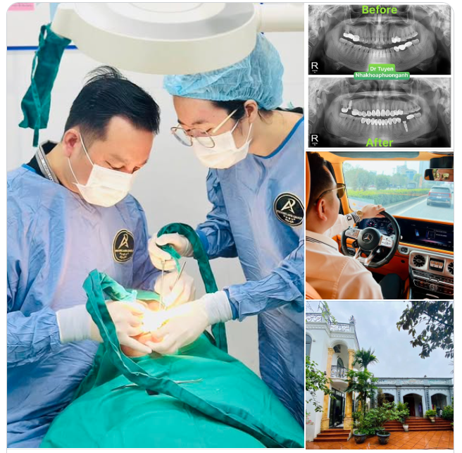 COMBOR: Thẩm mỹ toàn hàm + Implant cho sáng mùng 1 đầu tháng. Tranh thủ về quê thắp hương các cụ vừa đẹp ăn trưa cùng bố mẹ