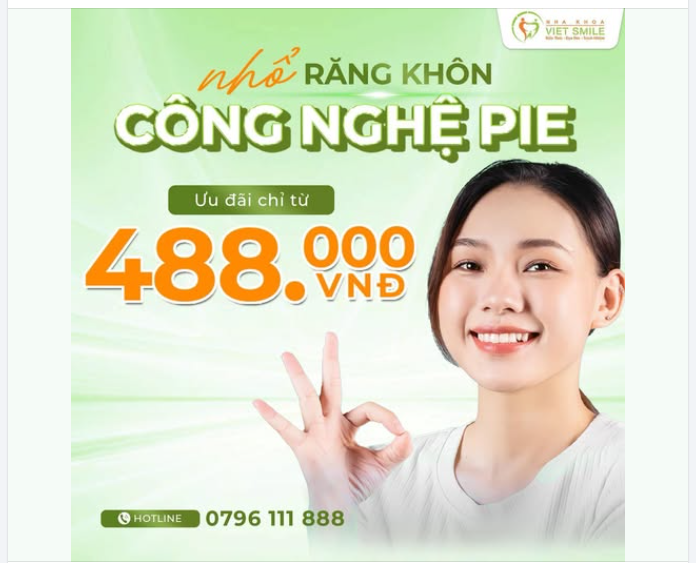 RĂNG KHÔN ĐAU NHỨC – XỬ LÝ NHẸ NHÀNG CHỈ TỪ 488K