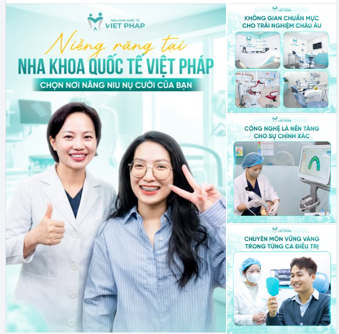 NIỀNG RĂNG TẠI NHA KHOA QUỐC TẾ VIỆT PHÁP - CHỌN NƠI NÂNG NIU NỤ CƯỜI CỦA BẠN