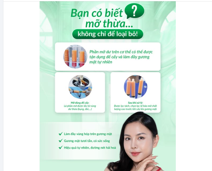 TẠM BIỆT GƯƠNG MẶT HỐC HÁC CÙNG CẤY MỠ TỰ THÂN