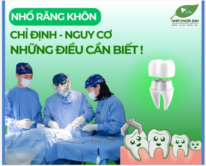 NHỔ RĂNG KHÔN – CHỈ ĐỊNH & NGUY CƠ CẦN BIẾT!