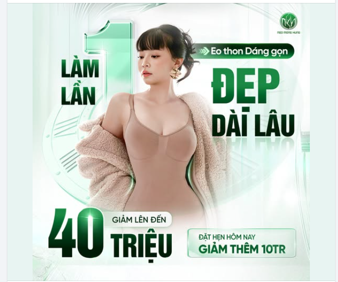 Eo thon dáng gọn sau 60P  Tiết kiệm lên đến 40TR