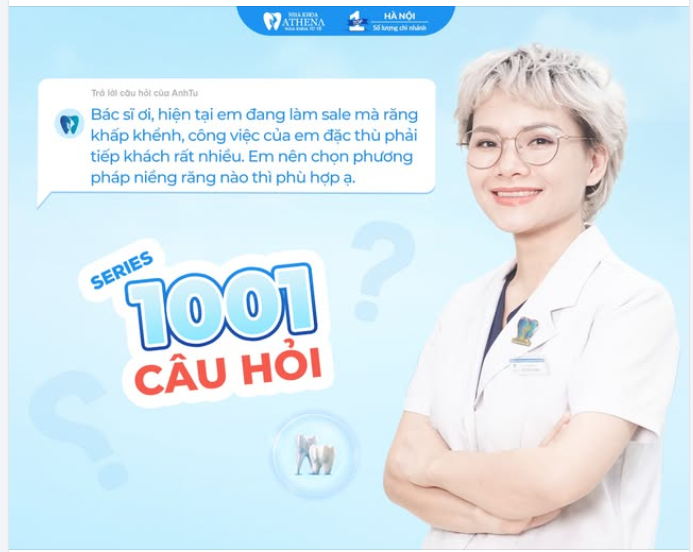 LÀM SALE CẦN NGOẠI HÌNH, NIỀNG RĂNG KIỂU GÌ ĐỂ VẪN TỰ TIN GIAO TIẾP?