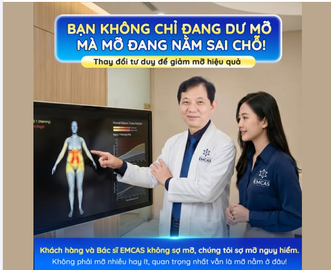 BẠN KHÔNG CHỈ ĐANG DƯ MỠ, MÀ MỠ ĐANG NẰM SAI CHỖ!