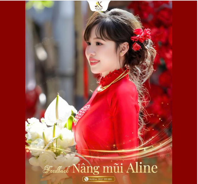 Chiếc mũi giúp gương mặt thêm thanh thoát, sang trọng và nổi bật trong từng khung hình cưới