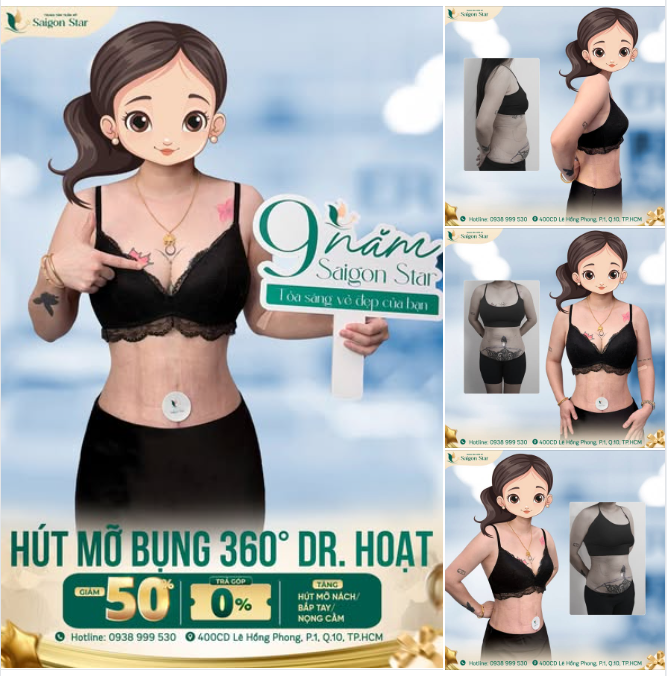 RESET VÒNG 2 VỚI HÚT MỠ BỤNG 360˚
