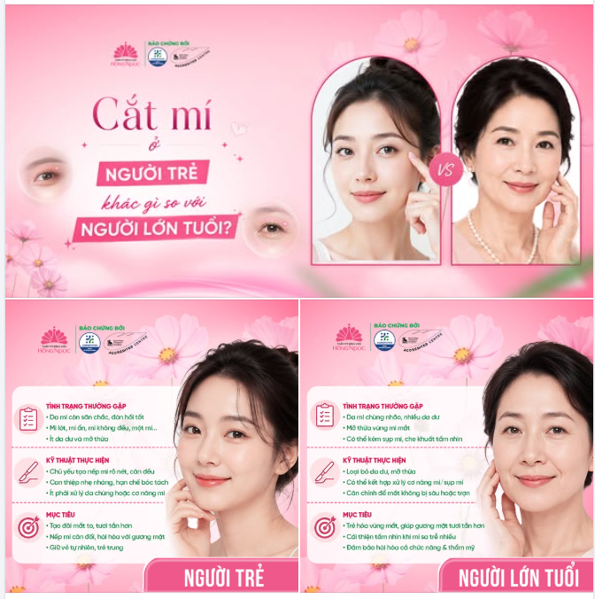 CÙNG LÀ CẮT MÍ, NHƯNG Ở NGƯỜI TRẺ VÀ NGƯỜI LỚN TUỔI SẼ KHÁC NHAU NHƯ THẾ NÀO?