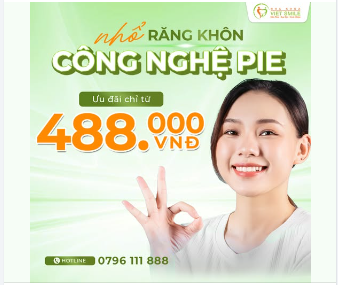 TẠM BIỆT ĐAU NHỨC – NHỔ RĂNG KHÔN AN TOÀN CHỈ TỪ 488K