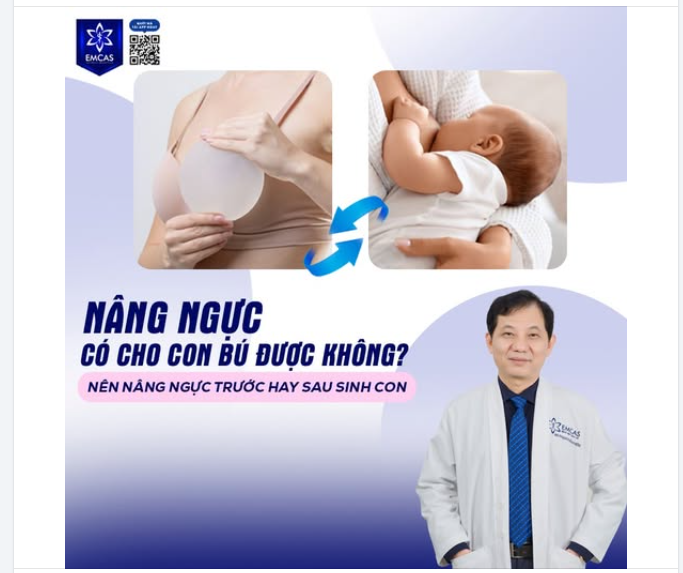Nâng ngực có ảnh hưởng đến việc nuôi con bằng sữa mẹ hay không?