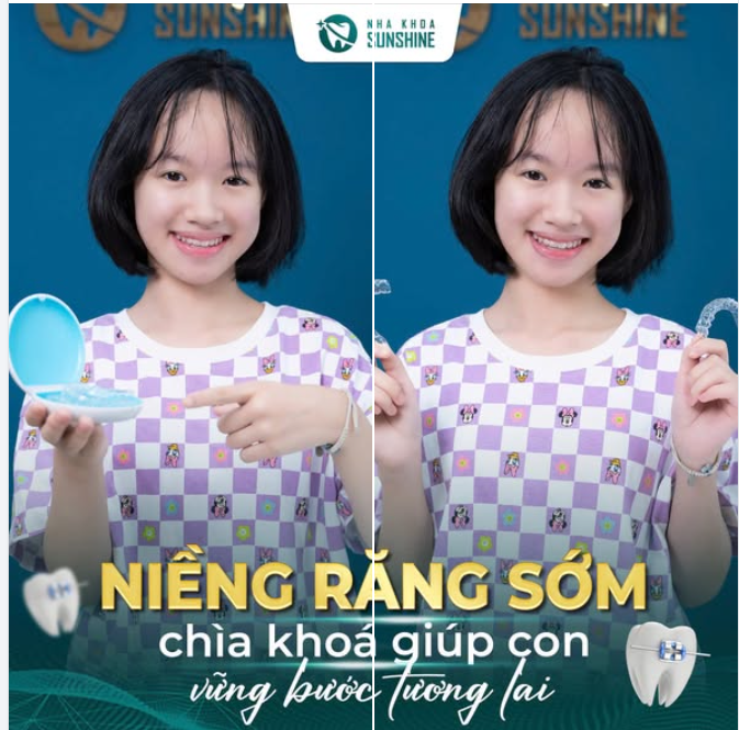 HÈ NÀY CHỈNH NHA  NỤ CƯỜI RẠNG RỠ KHÔNG XA