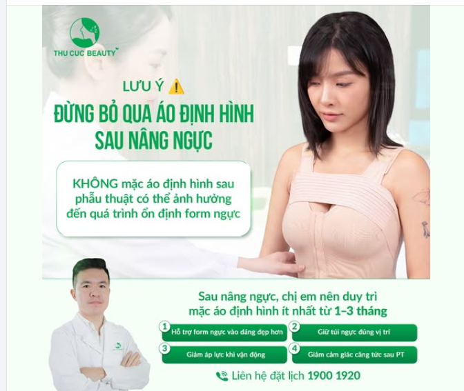ĐỪNG BỎ QUA ÁO ĐỊNH HÌNH SAU NÂNG NGỰC!