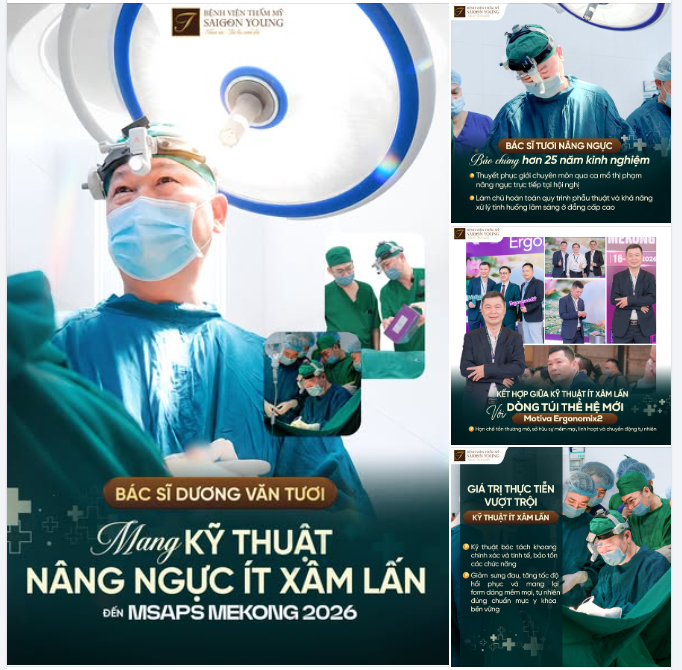 TỪ HỘI NGHỊ QUỐC TẾ ĐẾN BÀN MỔ: KỸ THUẬT NÂNG NGỰC ÍT XÂM LẤN CỦA BÁC SĨ TƯƠI