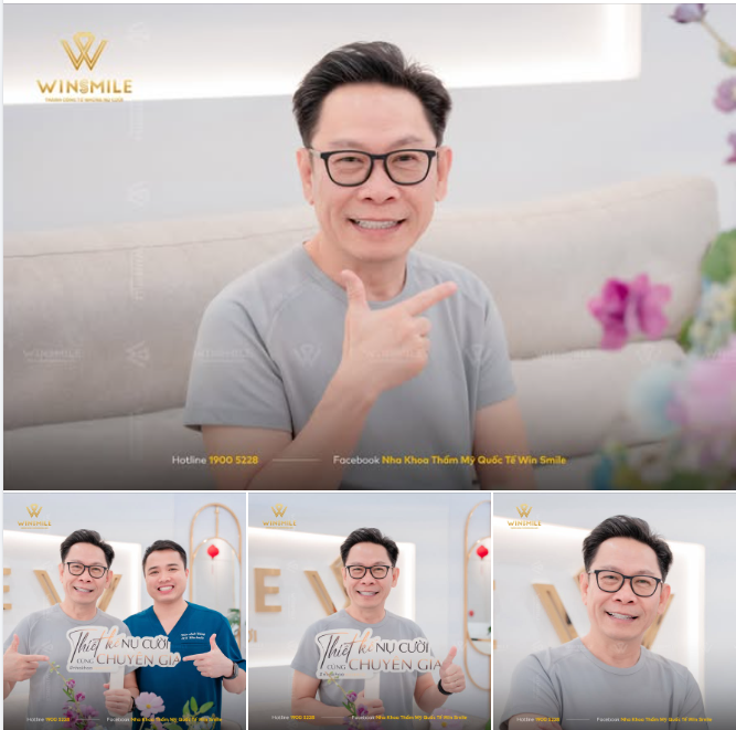 Trở lại Win Smile trong ngày tái khám, anh Thông Nguyễn đã không giấu nổi niềm vui và hạnh phúc ngập tràn khi kể về trải nghiệm vô cùng hài lòng của anh với nụ cười mới.