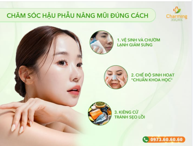 NÂNG MŨI ĐẸP LÀ MỘT NỬA – CHĂM SÓC ĐÚNG CÁCH LÀ NỬA CÒN LẠI!