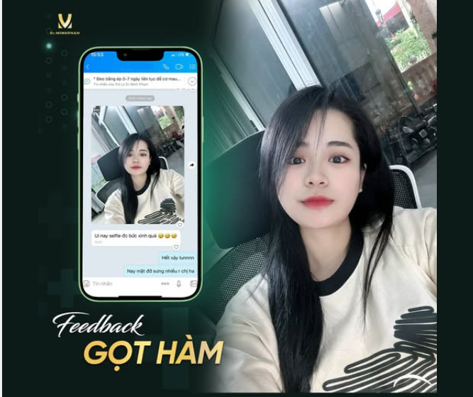 Khách vừa chụp ảnh xinh là nhắn ngay cho ekip Dr. Minh Phạm để “khoe”