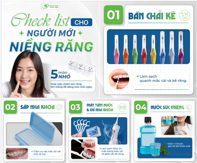 MỚI NIỀNG RĂNG? ĐỪNG QUÊN 5 “NGƯỜI BẠN ĐỒNG HÀNH” NÀY!