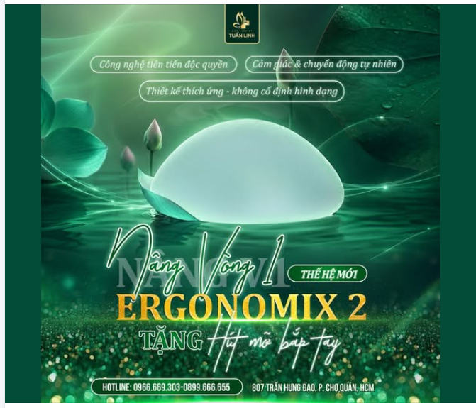 NÂNG VÒNG 1 ERGONOMIX 2 THẾ HỆ MỚI SIÊU THỰC – TẶNG NGAY HÚT MỠ BẮP TAY!!