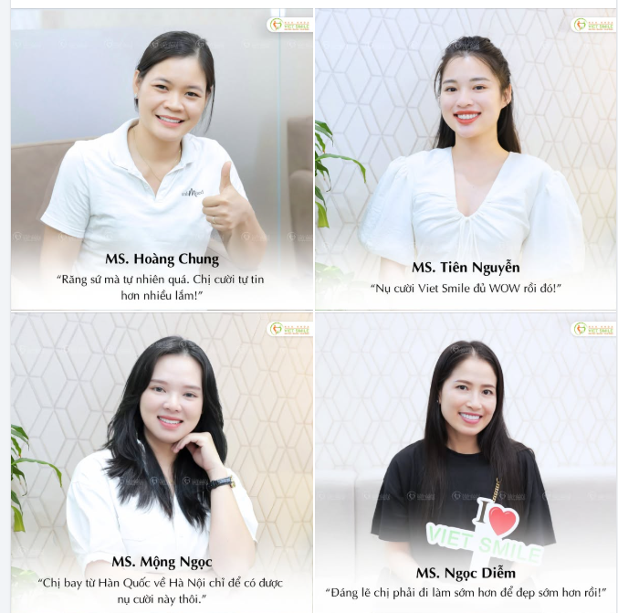 CHỊ EM NÓI GÌ VỀ NỤ CƯỜI VIET SMILE?
