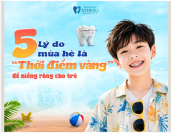 TOP 5 LÝ DO MÙA HÈ LÀ THỜI ĐIỂM HOÀN HẢO ĐỂ BÉ BẮT ĐẦU NIỀNG RĂNG