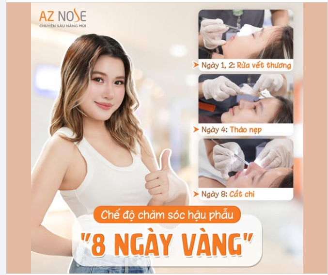 Nâng mũi đẹp là một phần, chăm sóc hậu phẫu đúng chuẩn mới quyết định hành trình hồi phục ổn định.