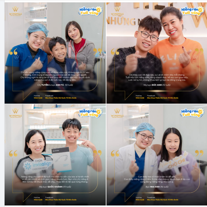 Cho con niềng răng ở trong độ tuổi vàng (10 - 16 tuổi), nhiều bậc phụ huynh cảm nhận được sự hiệu quả trong chỉnh nha và giá trị thẩm mỹ lâu dài dành cho con cái.