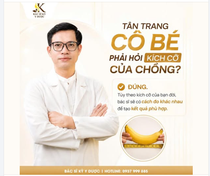“Tân trang cô bé” phải hỏi kích cỡ của chồng?  Nghe hơi thô nhưng là thật