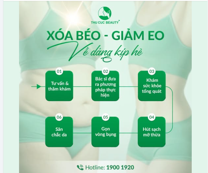 Xóa béo + Giảm eo = Về dáng kịp đón hè