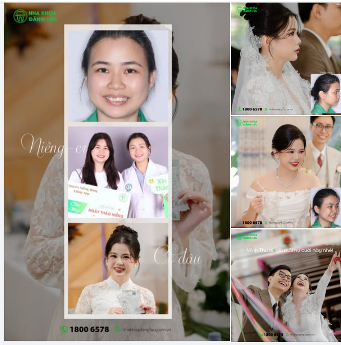 Ngày hôm ấy em đã trở thành cô dâu hạnh phúc nhất cùng nụ cười rạng rỡ trên môi...