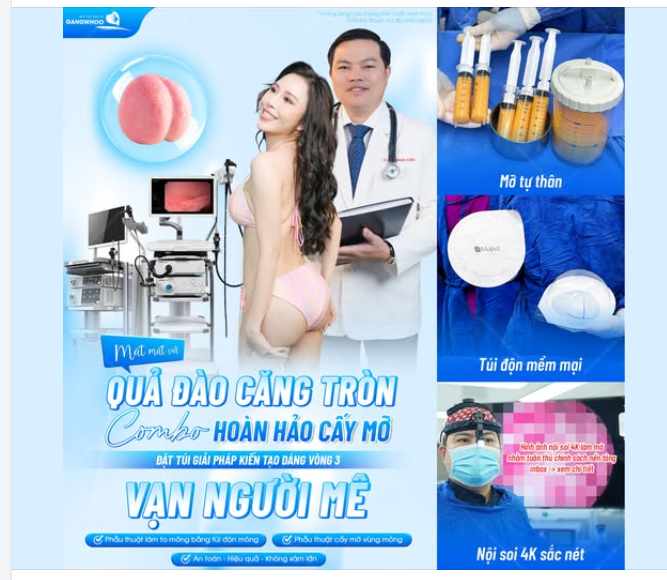 MÁT MẮT VỚI QUẢ ĐÀO CĂNG TRÒN - COMBO HOÀN HẢO CẤY MỠ + ĐẶT TÚI GIẢI PHÁP KIẾN TẠO DÁNG VÒNG 3 “ VẠN NGƯỜI MÊ”