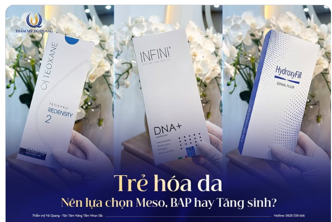 BAP, MESO, HAY TĂNG SINH? ​​​​​​​  Đâu mới là "chân ái" cho làn da của bạn?