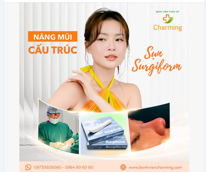 NÂNG MŨI CẤU TRÚC SỤN SURGIFORM - XU HƯỚNG CHO DÁNG MŨI ĐẸP TỰ NHIÊN