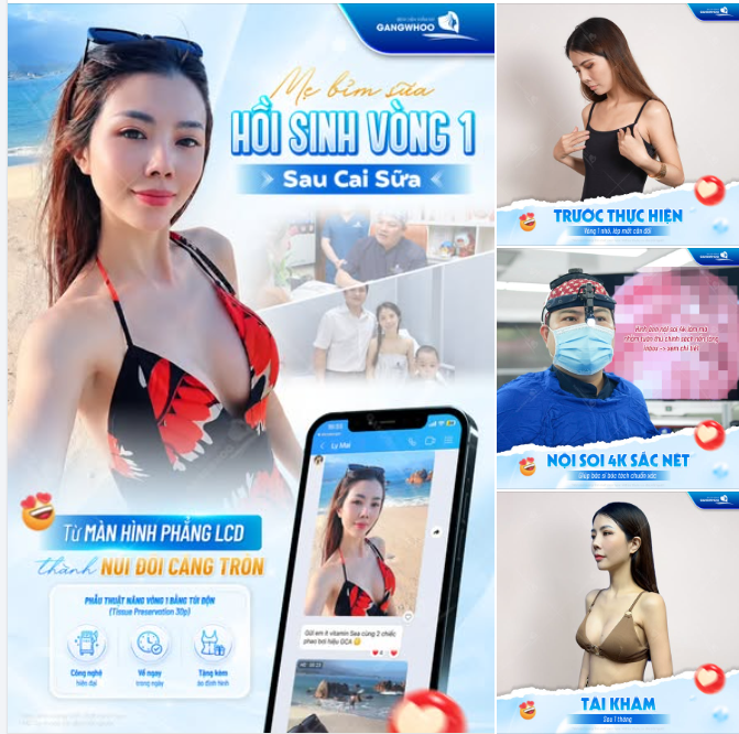 MẸ BỈM SỮA HỒI SINH VÒNG 1 SAU CAI SỮA - TỪ MÀN HÌNH PHẲNG LCD THÀNH NÚI ĐÔI CĂNG TRÒN, QUYẾN RŨ