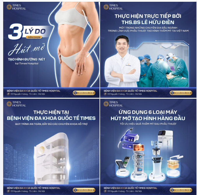 3 LÝ DO NÊN CHỌN HÚT MỠ TẠO HÌNH ĐƯỜNG NÉT TẠI TIMES HOSPITAL?