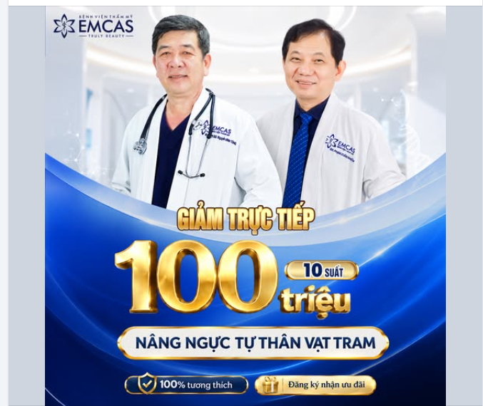 NÂNG NGỰC TỰ THÂN VẠT TRAM - V1 đầy đặn, V2 thon gọn