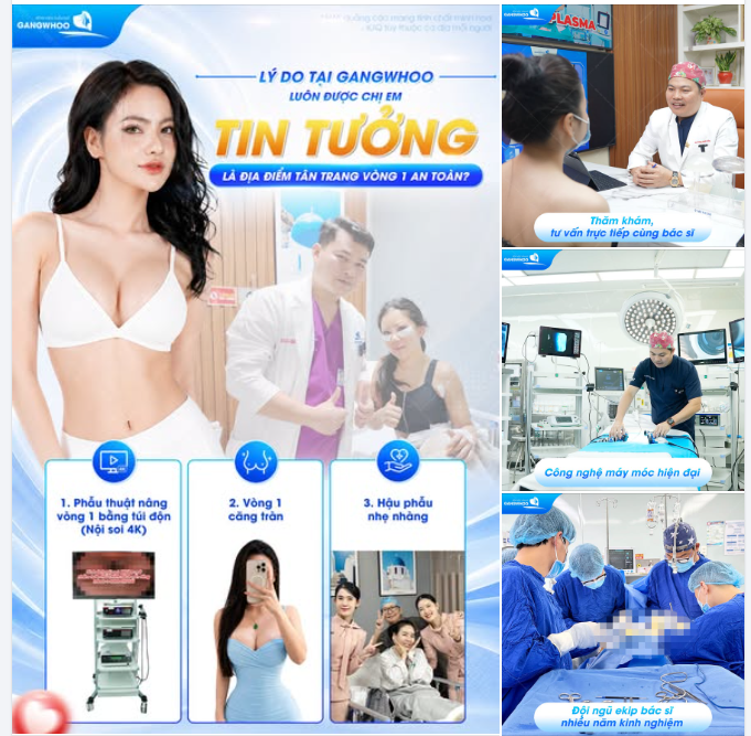 LÝ DO TẠI GANGWHOO LUÔN ĐƯỢC CHỊ EM TIN TƯỞNG LÀ ĐỊA ĐIỂM TÂN TRANG VÒNG 1 AN TOÀN?