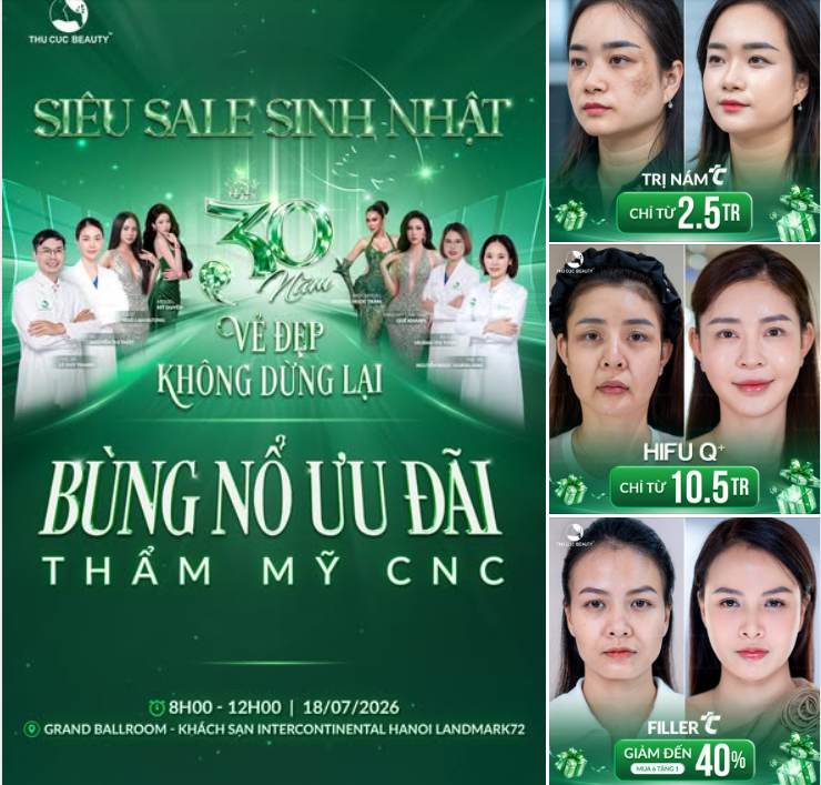 ĐẠI TIỆC SINH NHẬT 30 NĂM: VẺ ĐẸP KHÔNG DỪNG LẠI