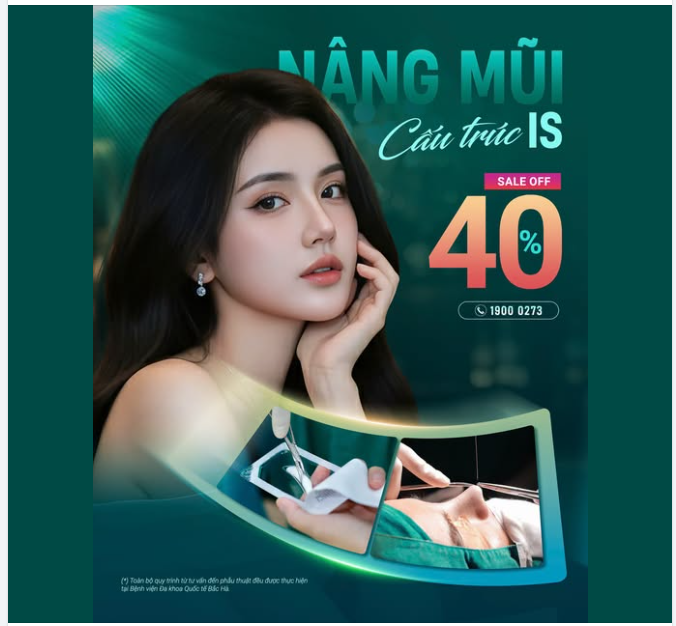 NÂNG MŨI GIẢM NGAY 40% – CHỈ 20 SUẤT TRONG THÁNG NÀY.