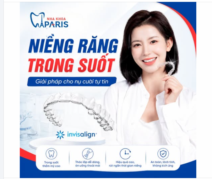 NIỀNG RĂNG TRONG SUỐT – GIẢI PHÁP CHO NỤ CƯỜI TỰ TIN