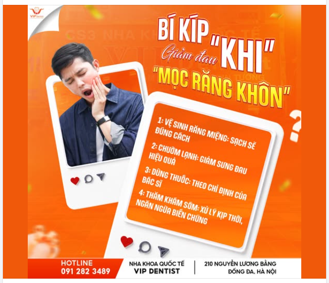 BÍ KÍP "SỐNG SÓT" QUA MÙA MỌC RĂNG KHÔN!