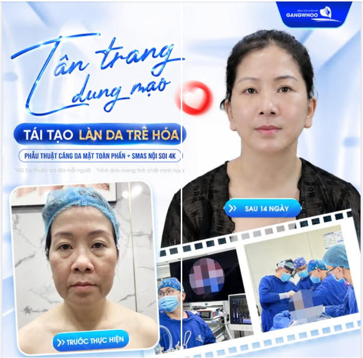 TÂN TRANG DUNG MẠO TÁI TẠO LÀN DA TRẺ HÓA