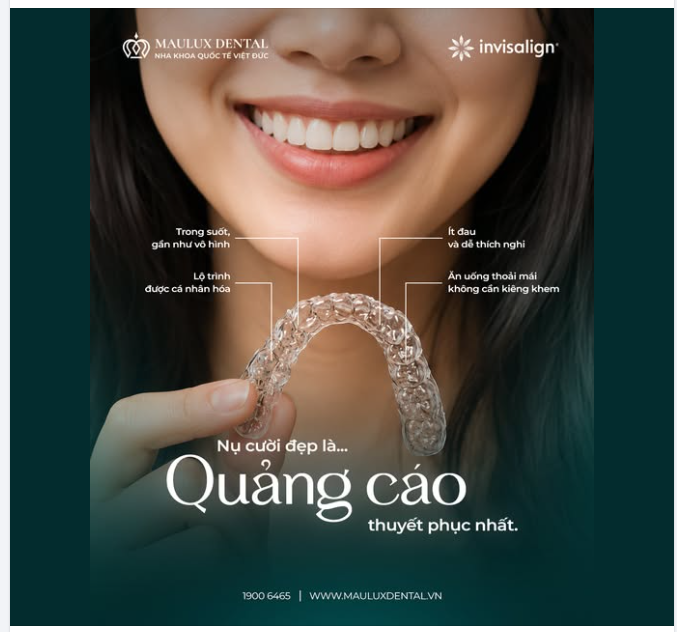 NỤ CƯỜI ĐẸP LÀ " QUẢNG CÁO " THUYẾT PHỤC NHẤT