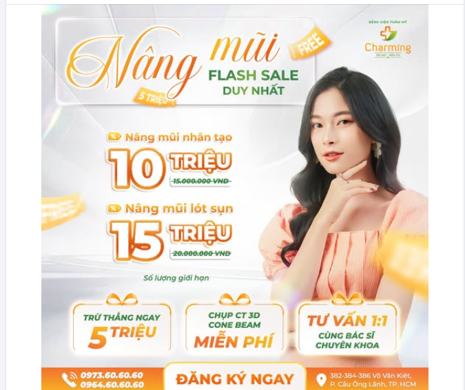 Nâng Mũi Chỉ Từ 10 Triệu - Chốt Deal Ngay!