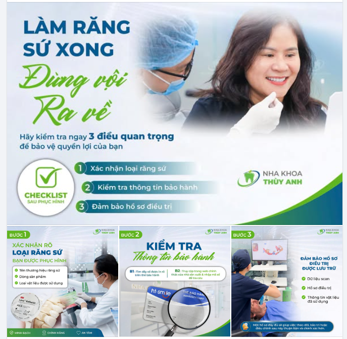 3 BƯỚC GIÚP BẠN BIẾT MÌNH CÓ ĐANG ĐƯỢC LÀM RĂNG SỨ CHÍNH HÃNG HAY KHÔNG