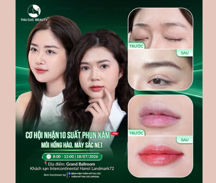 10 SUẤT PHUN XĂM FREE CHO MÔI HỒNG HÀO, MÀY SẮC NÉT!