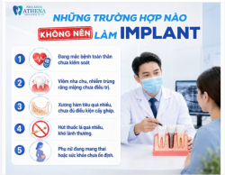 NHỮNG TRƯỜNG HỢP NÀO CHƯA NÊN TRỒNG RĂNG IMPLANT?