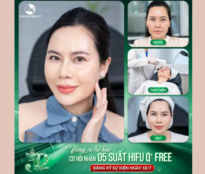 05 SUẤT HIFU Q+ FREE CHO DIỆN MẠO TRẺ TRUNG THON GỌN!