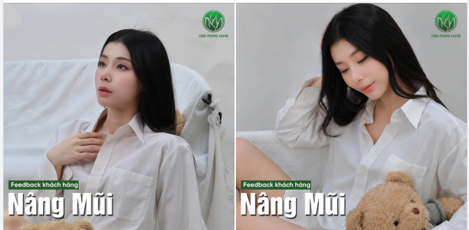 Điều chị nhận được không chỉ là một dáng mũi mới.