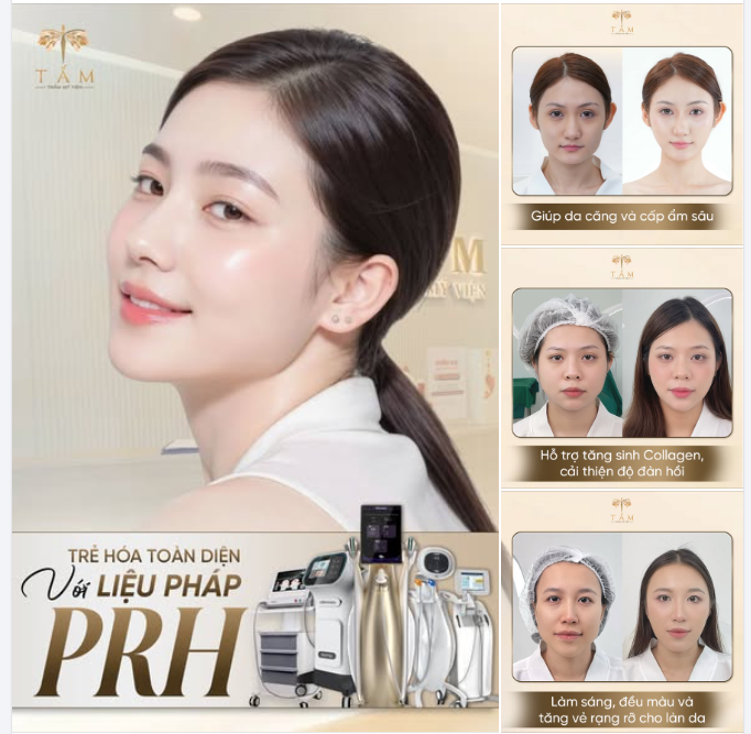TRẺ HOÁ TOÀN DIỆN CHỈ VỚI LIỆU PHÁP PRH
