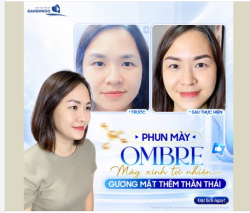 PHUN MÀY OMBRE  Mày xinh tự nhiên, gương mặt thêm thần thái